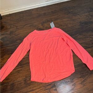 Cat & Jack Pink Fitted Long Sleeve Sweatshirt